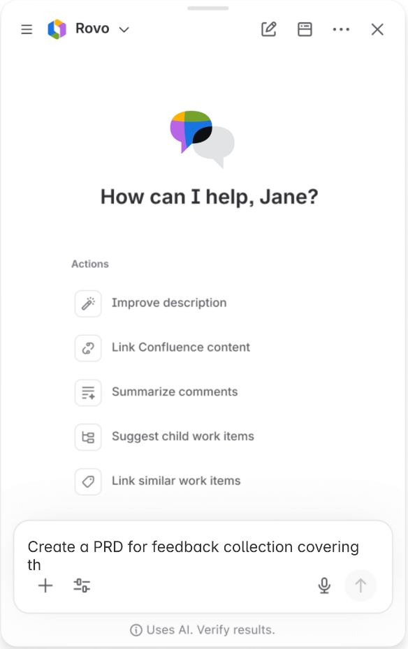 Rovo Chat in Atlassian Cloud