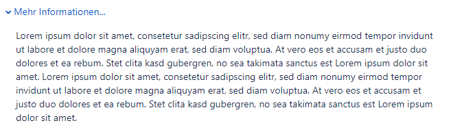 Erweitern Macro in Confluence mit ausklappbarem Abschnitt